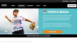 The Ripken Experience Myrtle Beach website