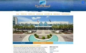 Myrtle beach convention center of North Myrtle Beach website