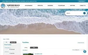 Surfside Beach Recreation Department website
