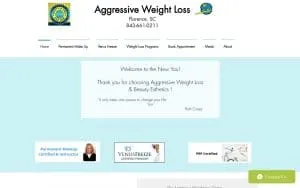 Aggressive Weight Loss & Medical Esthetics Corporate Name Palmetto Balance Health & Wellness website