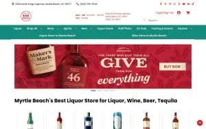 Beach Discount Beverages-Best Liquor Store in Myrtle Beach for Liquor, Wine, Bourbon, Beer, Tequila website