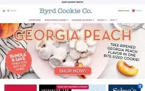 Byrd's Famous Cookies - Broadway at the Beach website