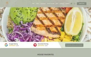 Zardin Healthy Eatery of Myrtle Beach website