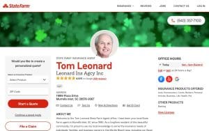 Tom Leonard - State Farm Insurance Agent