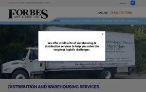 Forbes Distribution & Warehousing Inc website