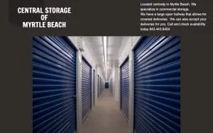 Central Storage-Myrtle Beach website