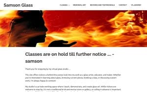 Samson Glass website