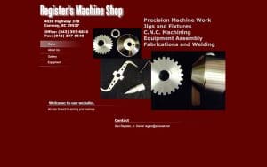 Registers Machine Shop