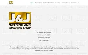 J & J Welding website