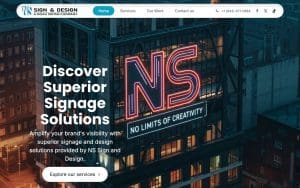 NS sign and design