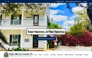 Taylor, Miles & Associates PA website