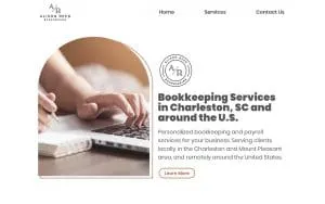 Alison Reed Bookkeeping website