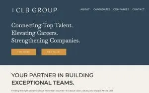The CLB Group website
