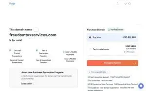 Freedom Tax Services of Charleston website