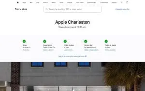 Apple Charleston website