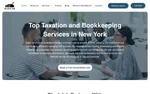 Bookkeeping & Taxation Services in Brooklyn NY | Black Ink Tax & Accounting Service website