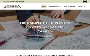 Express Payroll & Bookkeeping website