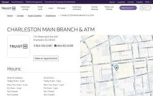 Truist of Charleston website