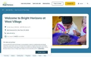 Bright Horizons at West Village website