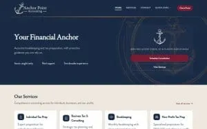 Anchor Point Accounting, LLC website