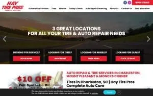 Hay Tire Pros - West Ashley website