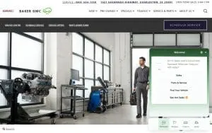 Service Center at Baker GMC website