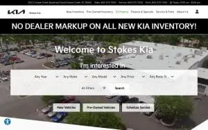Stokes Kia website
