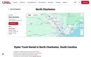 Ryder Truck Maintenance Shop of North Charleston website