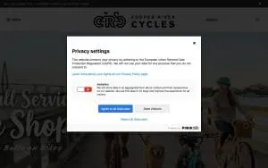 Cooper River Cycles website