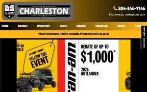 All Seasons Powersports of Charleston website
