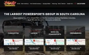 Velocity Powersports North Charleston website