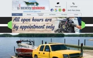 Liberty Marine website
