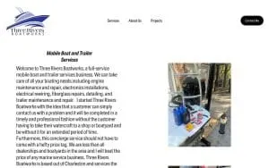 Three Rivers Boatworks website