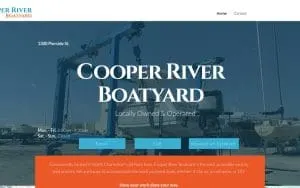 Cooper River Boatyard website