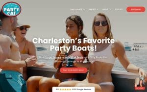 Charleston Party Cat Boat Charter #1