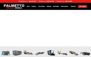 Palmetto Trailer World Summerville of Ravenel website