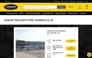 Leonard Truck Outfitters of Summerville website