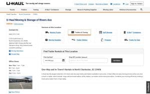 Trailer Rental at U-Haul
