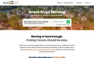 UNITS Long Distance Moves Division website
