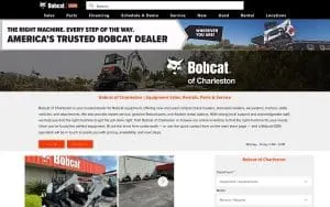 Bobcat of Charleston website