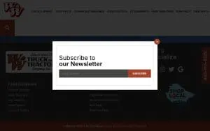W & W Truck & Tractor Inc website