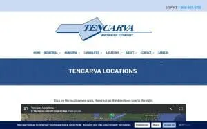 Tencarva Machinery Company of North Charleston website