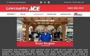 Lowcountry Ace James Island website