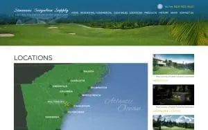 Simmons Irrigation Supply of Walterboro website