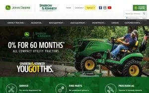 Sparrow & Kennedy Tractor Company of Bishopville website