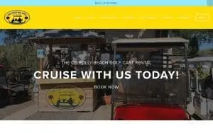 Folly Beach Golf Cart Rentals website
