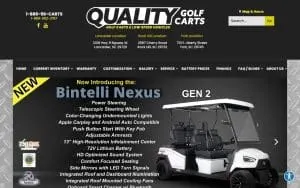 Quality Golf Carts website