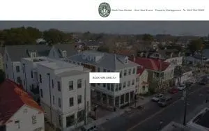 Charleston Vacays website