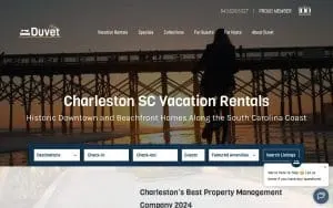 Stay Duvet | Vacation Rentals website