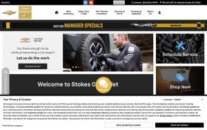 Stokes Chevrolet of Moncks Corner website